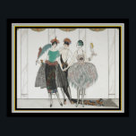 "Les Belles Sauvagettes" Art Deco 16x20 Poster<br><div class="desc">Les Belles Sauvagettes de 1920 Art Deco Print by George Barbier</div>
