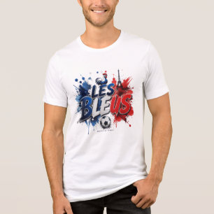 LES BLEUS Fußballkultur Tri-Blend Shirt