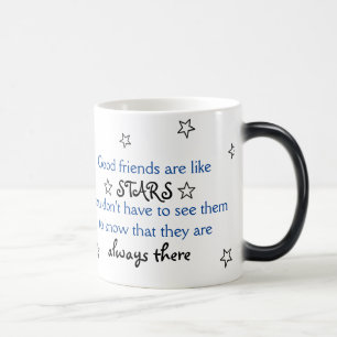 Les bons amis sont comme la tasse d'étoiles