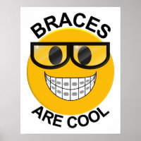 Les Bracelets Sont Cool Dentist Poster Mur -Lunett