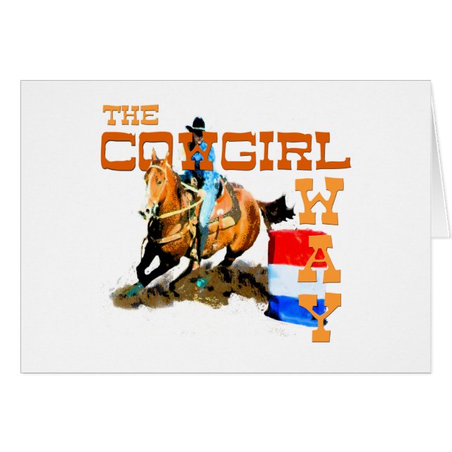 Les cadeaux de manière de cow-girl (Devant horizontal)