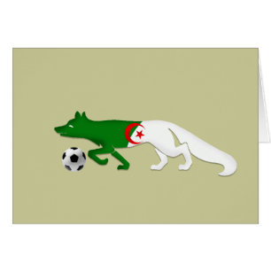 Les cadeaux du football de Le Fennec de drapeau de