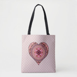 Les calques du coeur Sac tout-sur-impression