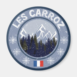 Les Carroz Station Magnet