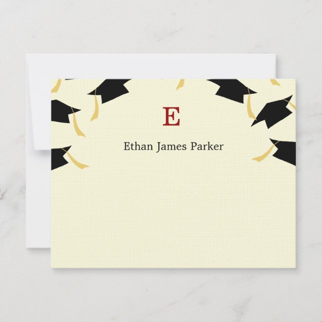 Les cartes de remerciements pour les diplômes des  (Devant)