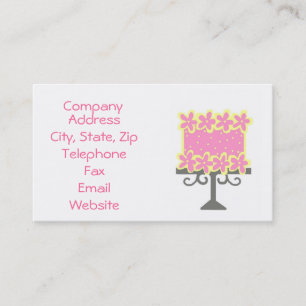 Les cartes de visite de gâteau
