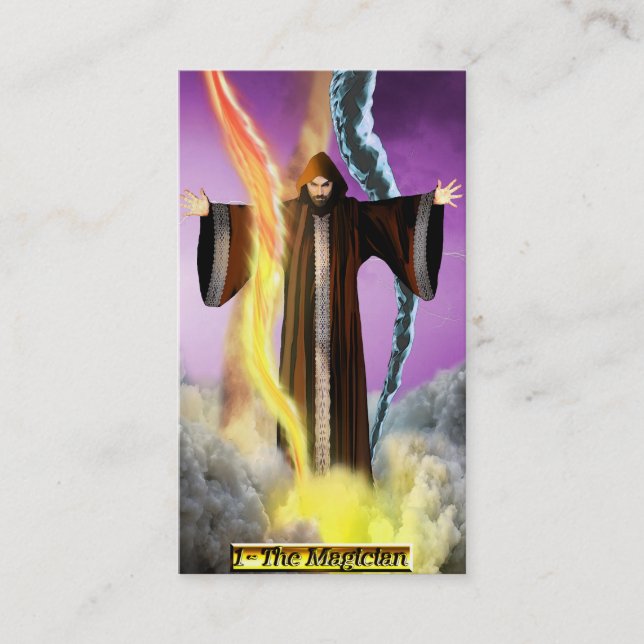 Les cartes de visite de magicien de tarot de Banx (Devant)