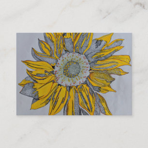 Les cartes de visite de tournesol, tournesol ont