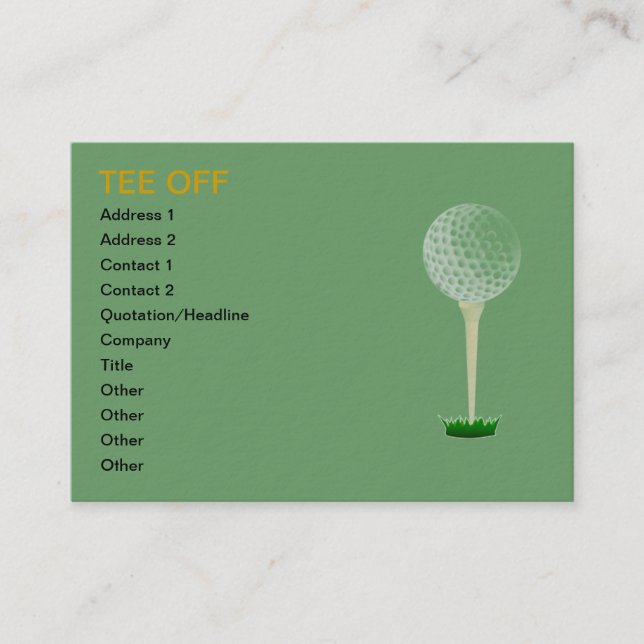 LES cartes de visite FONT VOTRE PROPRE PERSONNALIS (Devant)