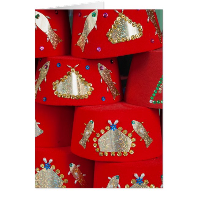 Les Casquettes de Red Fez au marché (Devant)