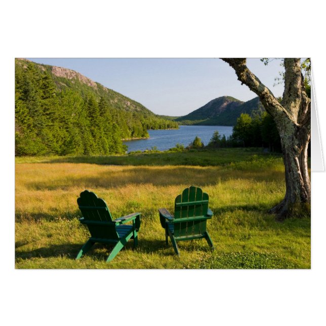 Les chaises Adirondack sur la pelouse du Jourdain (Devant horizontal)