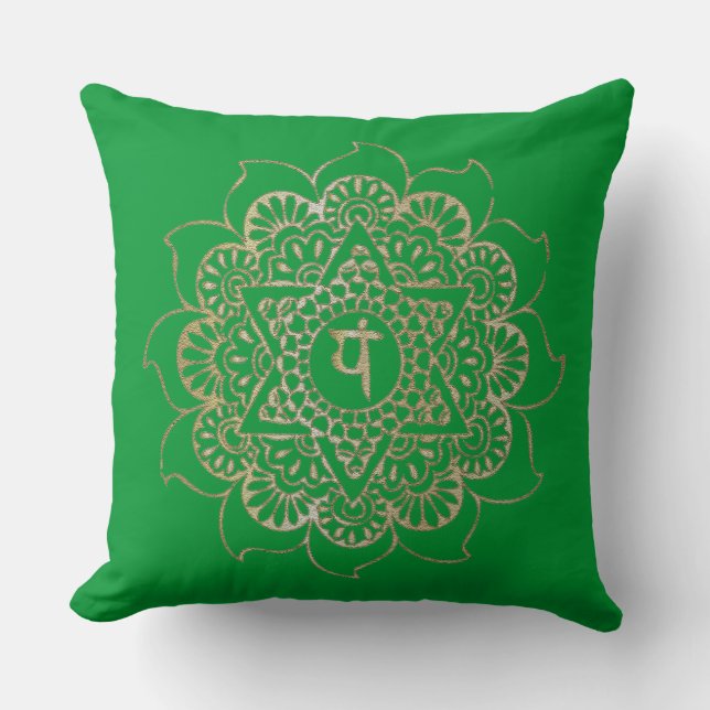 Les Chakras Anahata - Coussin (Recto)