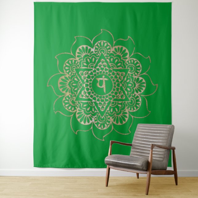 Les Chakras Anahata - Tapisserie (En situation)