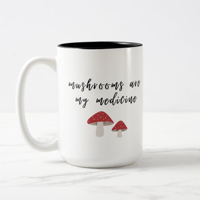 Les champignons sont mon médicament Mug (Gauche)