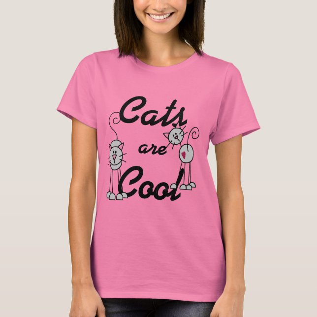 Les chats sont des t-shirts et des cadeaux Cool (Devant)