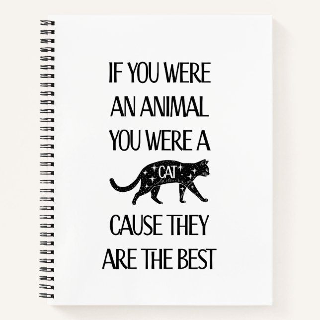 Les chats sont les meilleurs. Carnet à spirales (Devant)