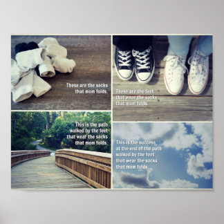 Les Chaussettes Que Maman Plie - Poster