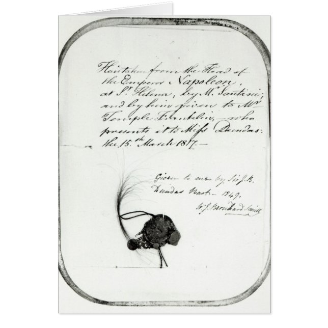 Les cheveux ont coupé de la tête du napoléon (Devant)