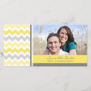 Les chevrons de citron sauvent les cartes photos