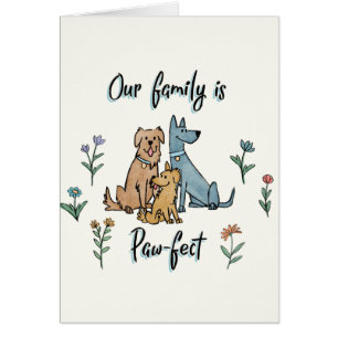 Les chiens dans le jardin IV notre famille est