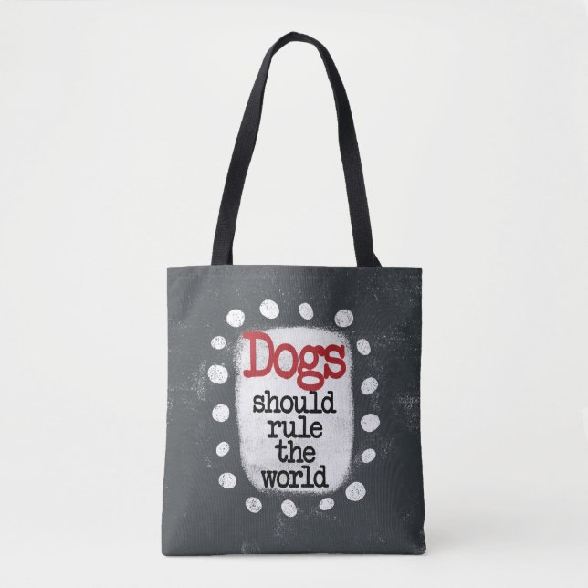 Les Chiens Devraient Diriger Le Sac fourre-tout Mo (Devant)