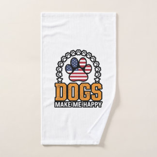 Les chiens me rendent heureux Chemise vintage à pa
