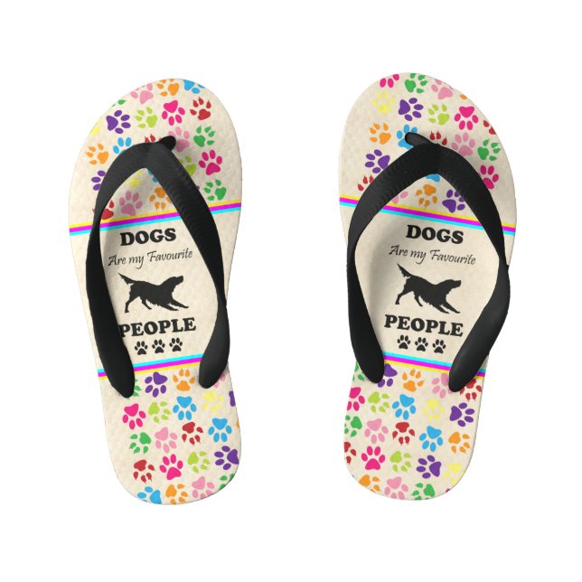Les Chiens Sont Mes Gens Favoris Les Tongs (Semelle)