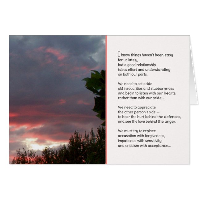 Les choses n'ont pas été faciles ces derniers temp (Devant horizontal)