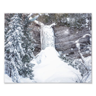 Les chutes de Munising Froid - Haut Michigan Photo