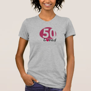 les cinquantième années ont aimé le T-shirt