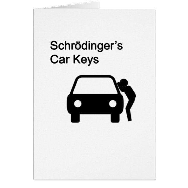 Les clés de voiture de Schrodinger (Devant)