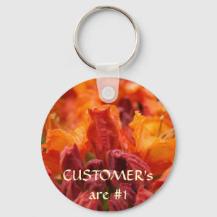 Les CLIENTS sont n°1 Porte-clés Orange Rhodies Cad