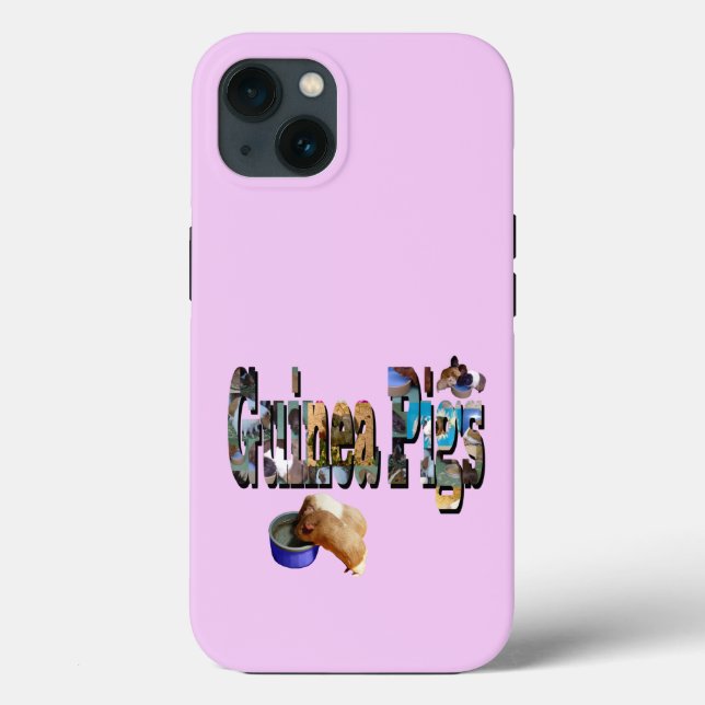 Les Cochons de Guinée est le mot, iPhone 13 Coque (Verso)