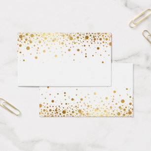 Les confettis de feuille d'or de Faux pointillent