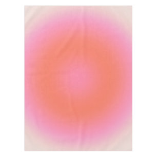 Les Couleurs 04 Neutral rosa und orange glänzend Tischdecke