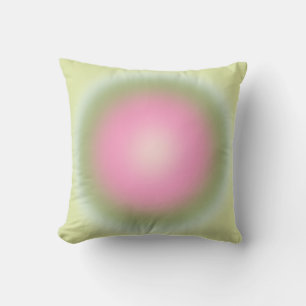 Les Couleurs 07 Farbverlauf Pink Und Grüne Aura Kissen
