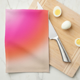 Les Couleurs 12 Orange und Pink Farbverlauf Geschirrtuch
