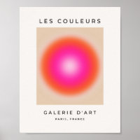 Les Couleurs 12 Orange und Pink Farbverlauf