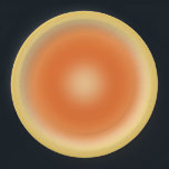 Les Couleurs 13 Sonnenscheinstrahlung Pappteller<br><div class="desc">Gradient - Moderne Aura in Gelb und Orange</div>