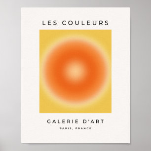 Les Couleurs 13 Sonnenscheinstrahlung Poster