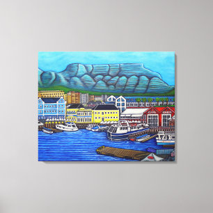 Les couleurs de Cape Town ont enveloppé la toile