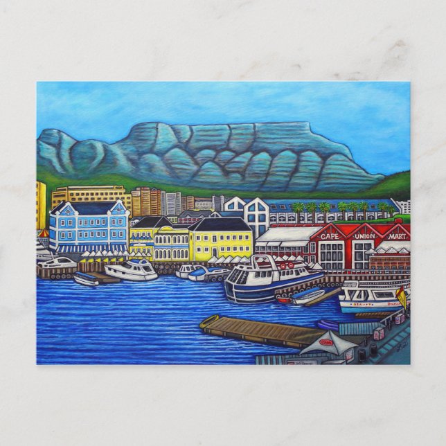 Les couleurs de la carte postale du Cap (Devant)
