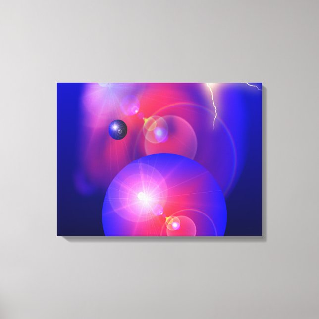 Les couleurs de l'espace - Toile enveloppée (Recto)