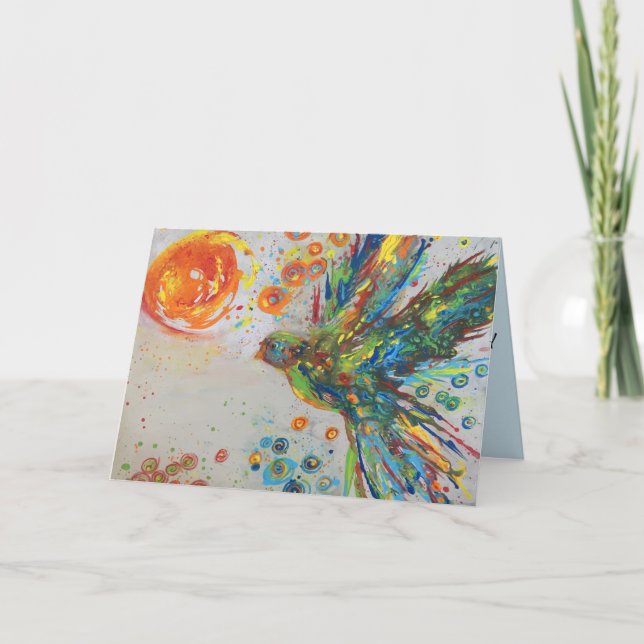 Les couleurs de Peace II Cartes d'anniversaire (Devant)