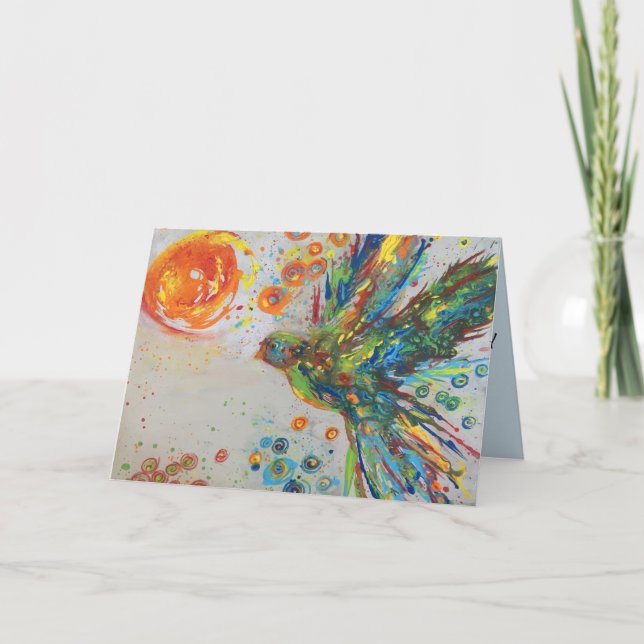 Les couleurs de Peace II Cartes d'anniversaire (Devant)