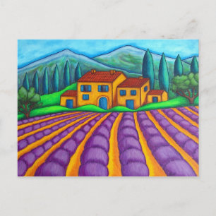 Les Couleurs de Provence Post Card Postkarte