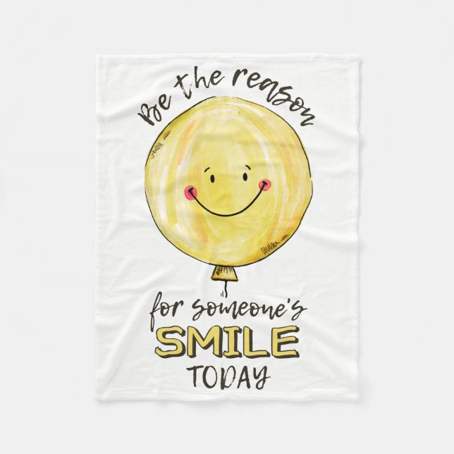 Les couvertures en toison "Be The Reason" (Devant)