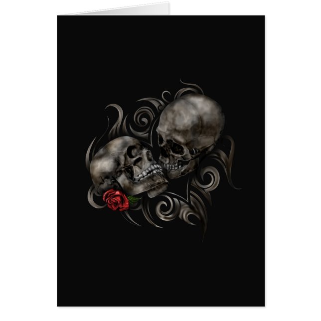 Les crânes en amour (Devant)