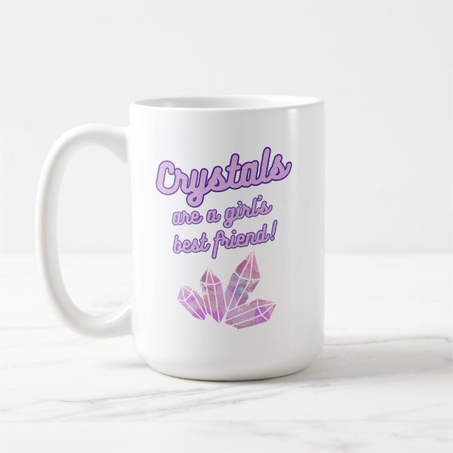 Les cristaux sont les filles meilleur ami Mug (Gauche)