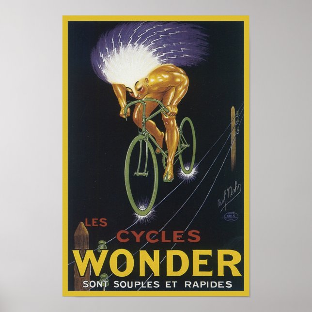 Les Cycles Wonder Poster (Vorne)